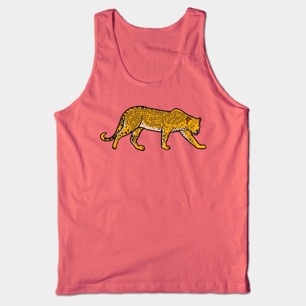 Jaguar Tank Top by Sticker Steve